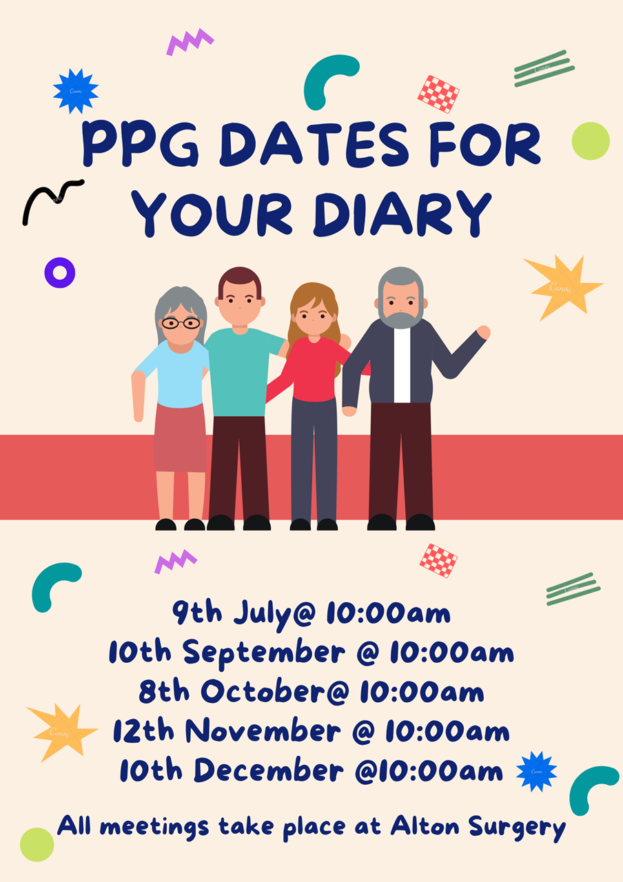 List of meeting dates for the PPG
