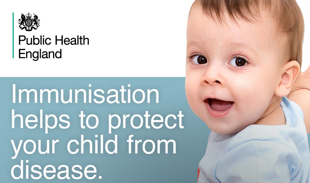 PHE 1 year immunisations